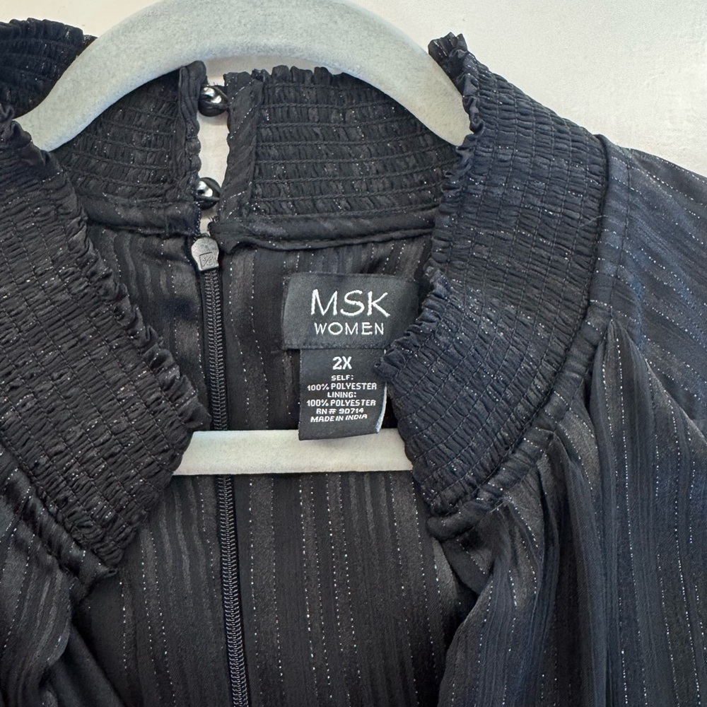 MSK Black Long Sleeve Jumpsuit - Picture 3 of 3
